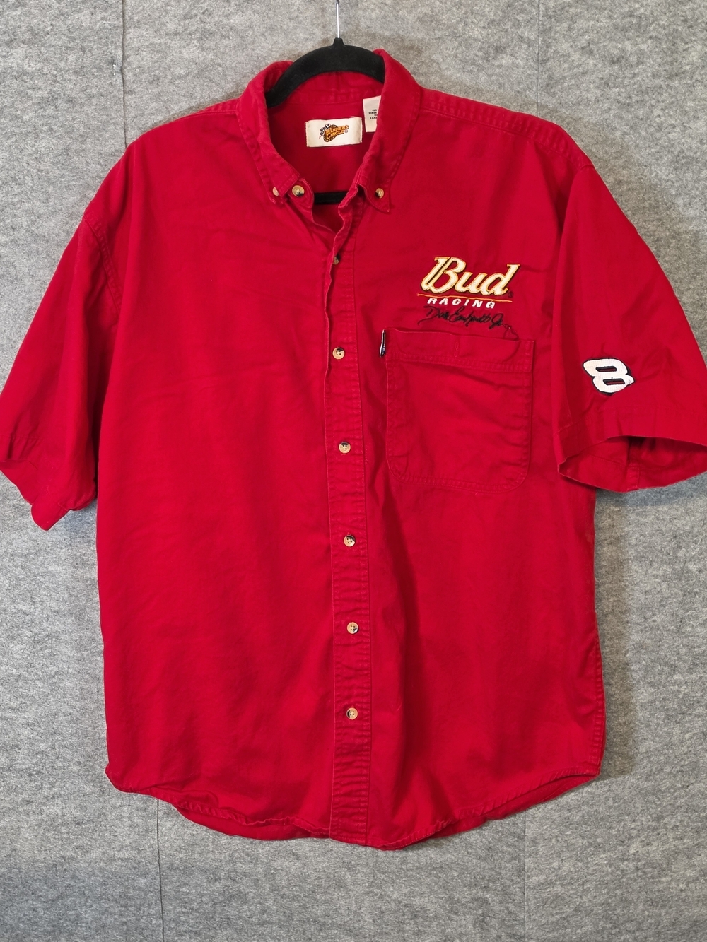 Vintage Dale Earnhardt Jr Short Sleeve Button-down